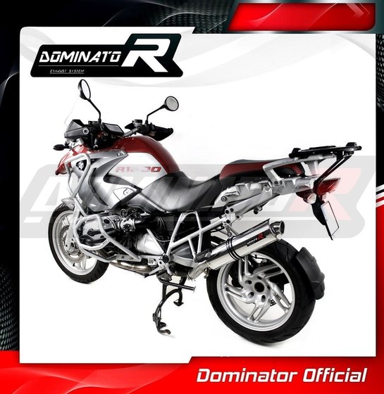 R 1200 GS ADVENTURE (2004 - 2007) homologated exhaust silencer round | Dominator