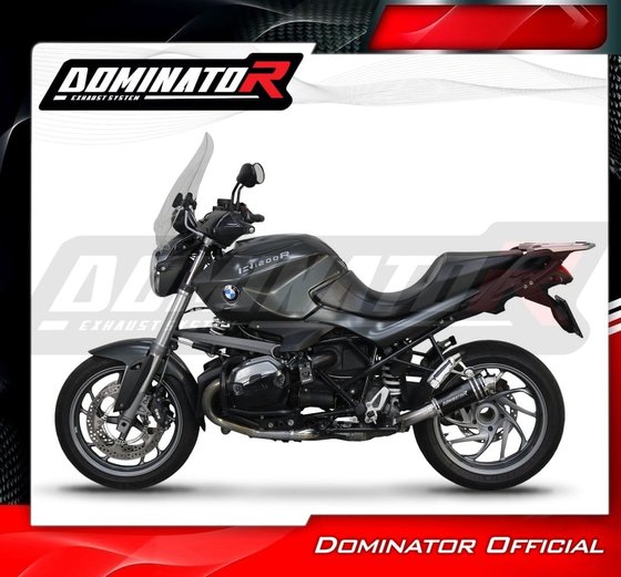 R 1200 R (2010 - 2014) exhaust silencer muffler gp1 black | Dominator