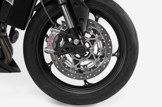 S 1000 RR (2015 - 2022) front axle slider set black | SW-MOTECH