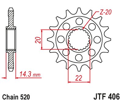 G 310 GS (2021 - 2022) steel front sprocket | JT Sprockets