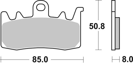 F 900 R (2020 - 2023) brakepads dual carbon | SBS