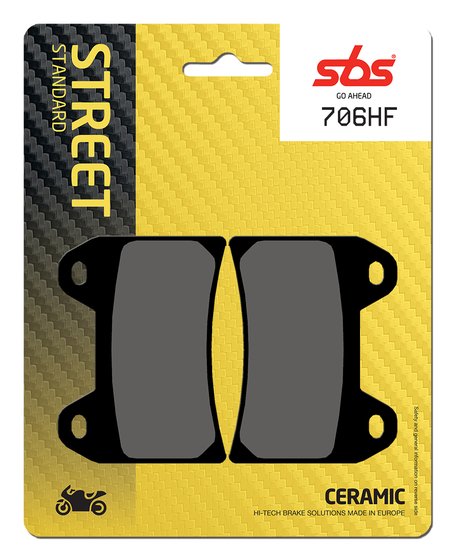 F 800 ST (2006 - 2012) brakepads ceramic | SBS