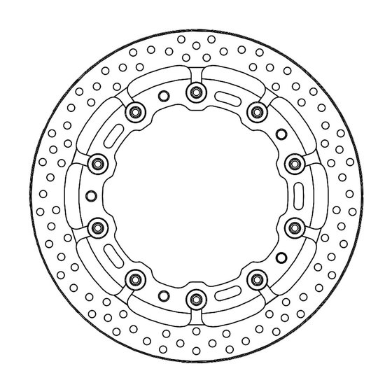 S 1000 XR (2015 - 2022) halo pro race floating brake rotor | MOTO-MASTER