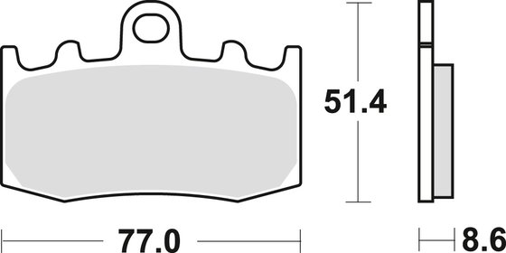 R 1200 GS ADVENTURE (2006 - 2012) sintered metal brake pad | TRW