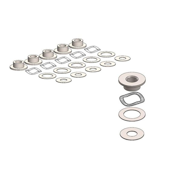 R 1200 GS (2004 - 2018) fitting kit for bmw bolt 4.5mm | MOTO-MASTER