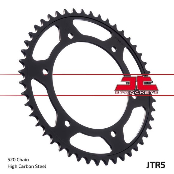 G 650 GS (2011 - 2016) rear sprocket - 47 teeth, 520 pitch, black | JT Sprockets