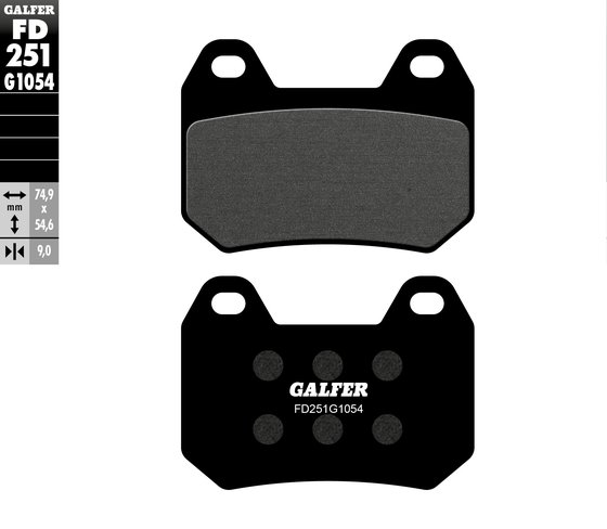 K 1200 LT (1999 - 2009) semi-metal brake pads for bmw rr | GALFER