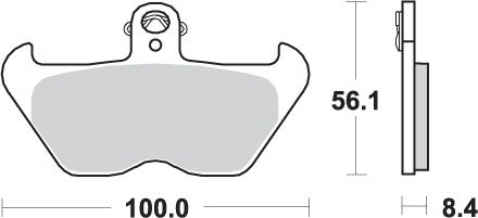 R 1100 RT (1995 - 2001) brakepads sintered | SBS