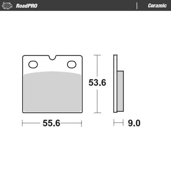 R 80 GS (1990 - 1993) ceramic brake pad | MOTO-MASTER