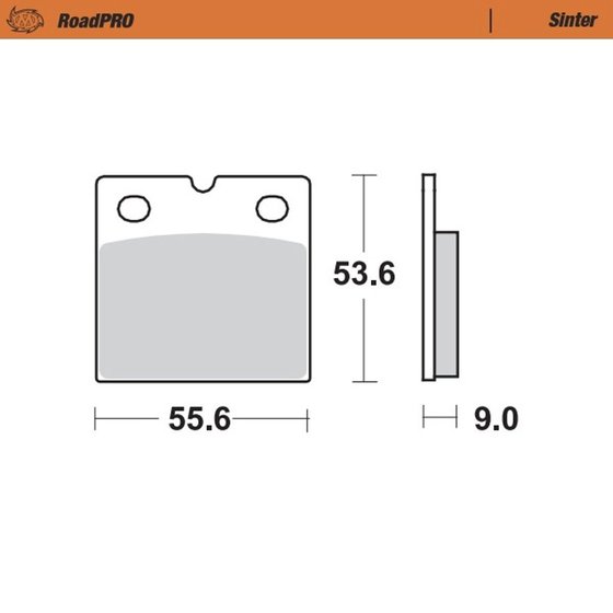 R 1100 RS (1992 - 2001) sintered rear brake pad | MOTO-MASTER