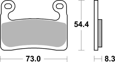 S 1000 RR (2019 - 2021) brake pads | SBS