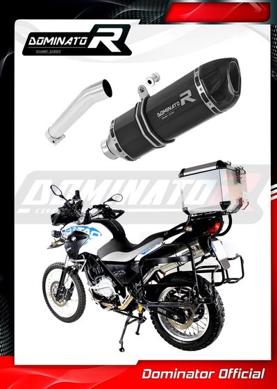 G 650 GS (2011 - 2018) exhaust silencer muffler hp1 black | Dominator