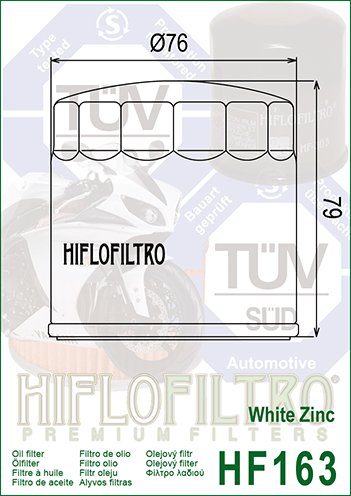 R 850 GS (1999 - 1999) alyvos filtras | Hiflofiltro