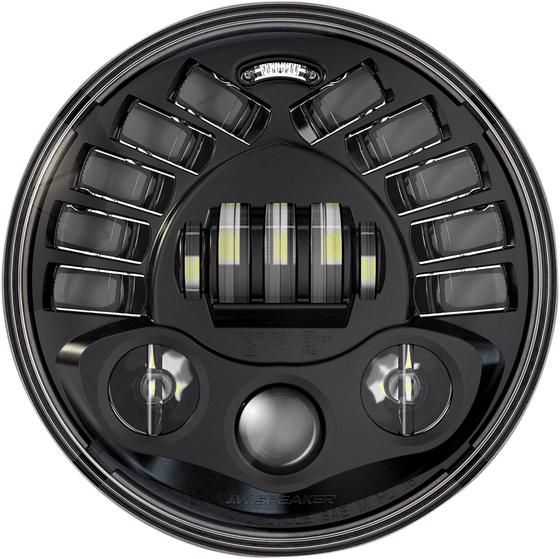 R NINET SCRAMBLER (2016 - 2022) prisitaikantis led priekinis žibintas 7" juodas | J.W. SPEAKER