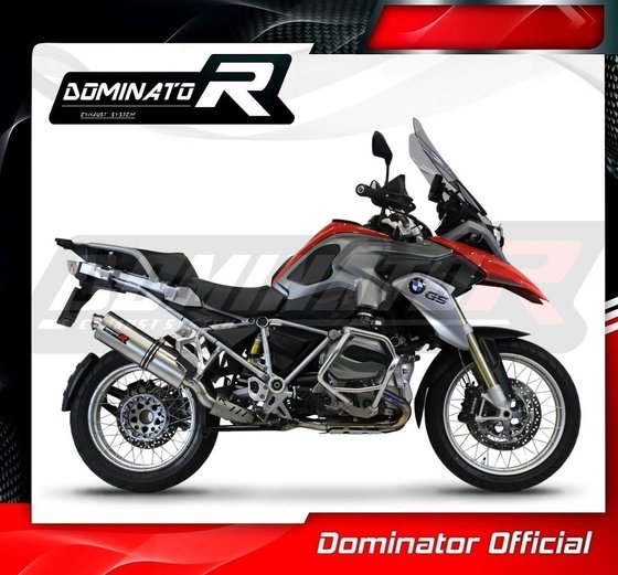 R 1200 GS ADVENTURE (2013 - 2018) homologated exhaust silencer oval | Dominator