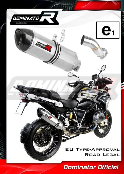 R 1250 GS ADVENTURE (2018 - 2020) homologated exhaust silencer hp1 | Dominator