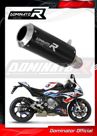 M 1000 RR (2021 - 2022) exhaust silencer gp black | Dominator