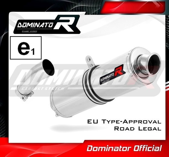 F 800 GS ADVENTURE (2008 - 2017) homologated exhaust silencer round | Dominator