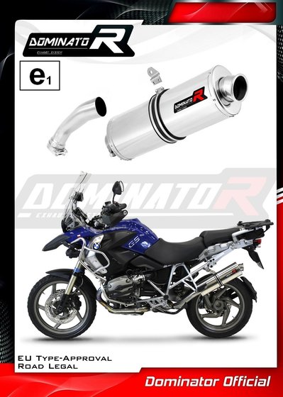 R 1200 GS ADVENTURE (2008 - 2009) eu approved exhaust silencer ov | Dominator