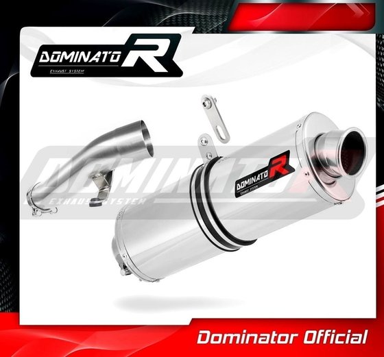 R 1200 GS ADVENTURE (2004 - 2007) homologated exhaust silencer oval | Dominator