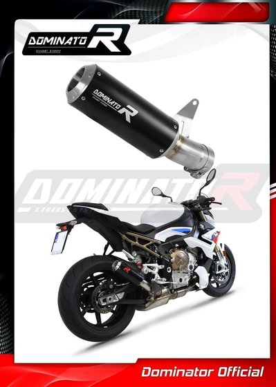 S 1000 R (2021 - 2022) exhaust silencer gp black | Dominator