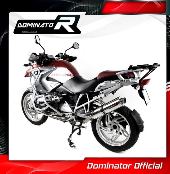 R 1200 GS ADVENTURE (2004 - 2007) homologated exhaust silencer round | Dominator