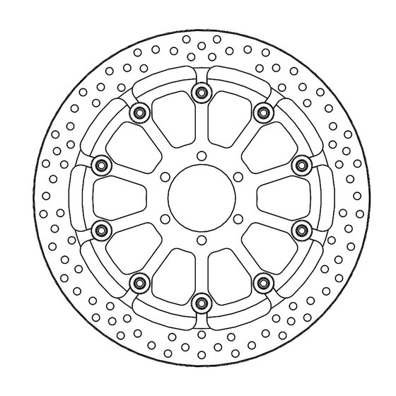 S 1000 RR (2008 - 2018) moto-master prof. halo stabdžių diskas priekinis dešinysis bmw: hp4 (t-floater 320x6.0x34mm) | MOTO-MASTER