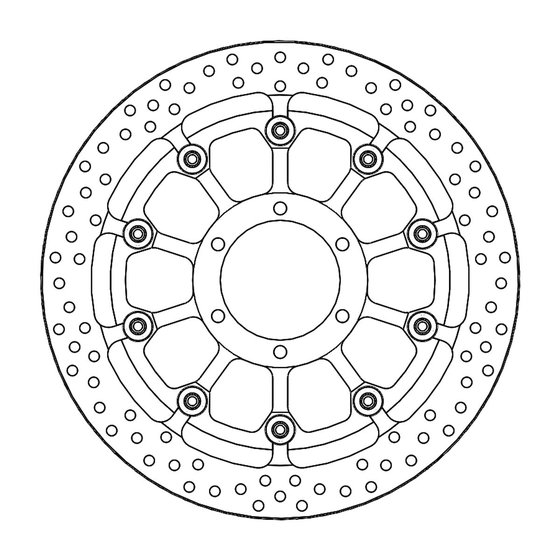 S 1000 RR (2019 - 2022) moto-master prof. halo brakedisc front bmw: s1000rr k76 2019--&gt; (t-floater 320x6) | MOTO-MASTER