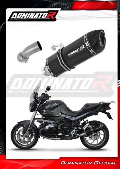 R 1200 R (2010 - 2014) exhaust silencer muffler hp1 black | Dominator