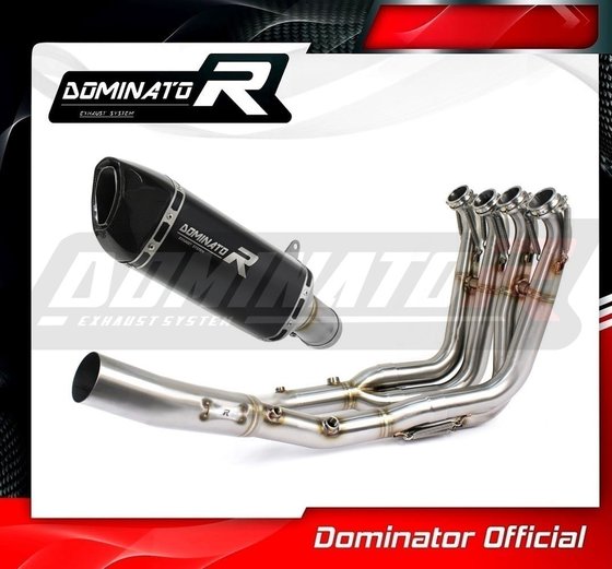 M 1000 RR (2021 - 2022) full exhaust system silencer hp6 black | Dominator