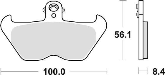 R 850 R (1995 - 2001) stabdžių trinkelės | TRW