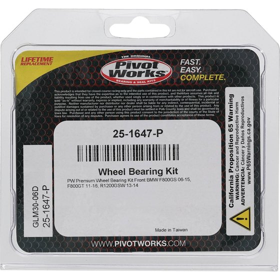 F 800 GT (2011 - 2016) wheel bearing kit front | All Balls