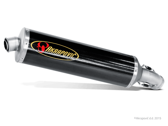 K 1200 R (2005 - 2008) carbon slip-on muffler for k1200r/s | AKRAPOVIC