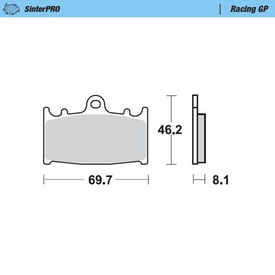 G 450 X (2008 - 2011) racing brake pads | MOTO-MASTER