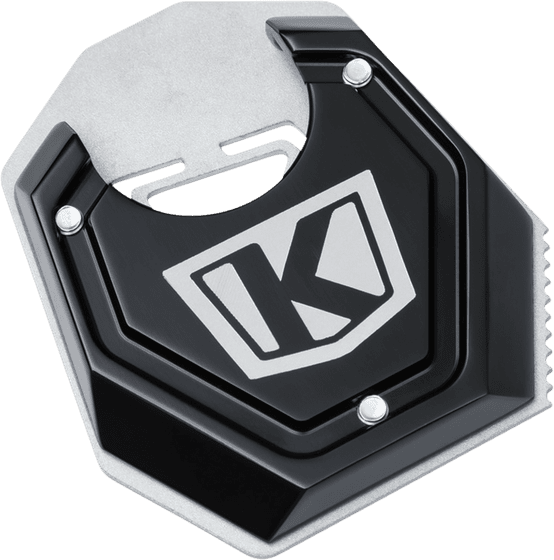 R 1200 GS (2012 - 2019) black kickstand pad for bmw r | KURYAKYN