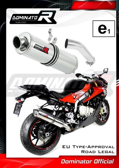 S 1000 RR (2015 - 2016) homologated exhaust silencer round | Dominator