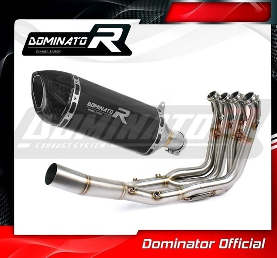 S 1000 RR (2019 - 2022) full exhaust system silencer hp1 black | Dominator