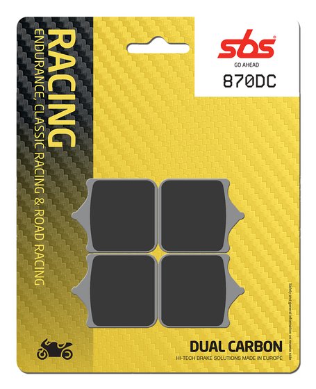 S 1000 RR (2009 - 2018) brakepads dual carbon | SBS