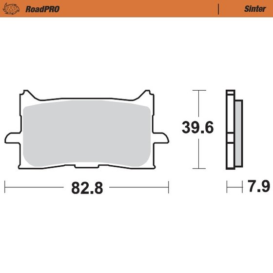 S 1000 RR (2010 - 2022) sintered front brake pad | MOTO-MASTER