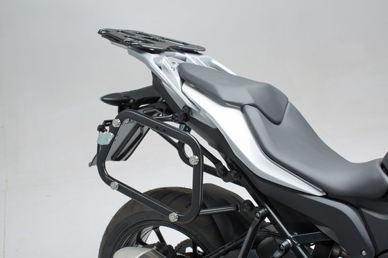 S 1000 XR (2015 - 2022) side carrier evo black luggage rack | SW-MOTECH