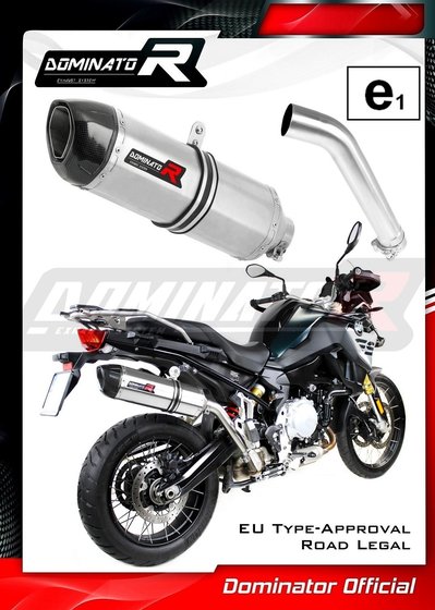 F 850 GS (2018 - 2020) homologated exhaust silencer hp1 | Dominator