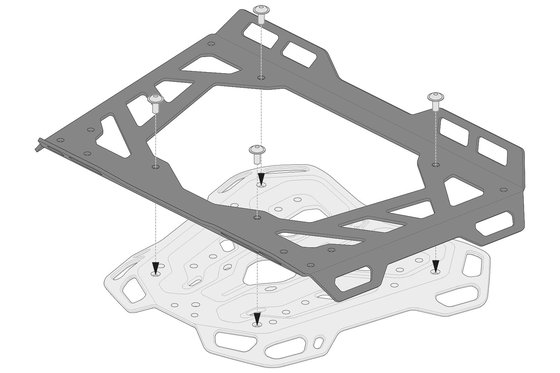 G 310 GS (2017 - 2022) adventure-rack extension for luggage | SW-MOTECH