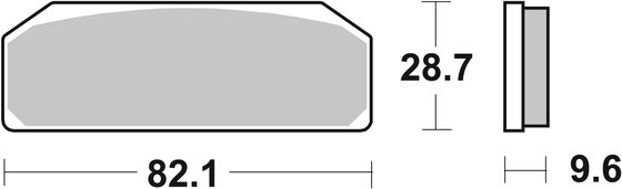 HP4 (2017 - 2018) sbs brakepads dual sinter | SBS