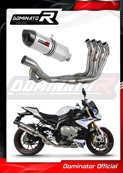 S 1000 R (2017 - 2020) full exhaust system silencer hp1 | Dominator