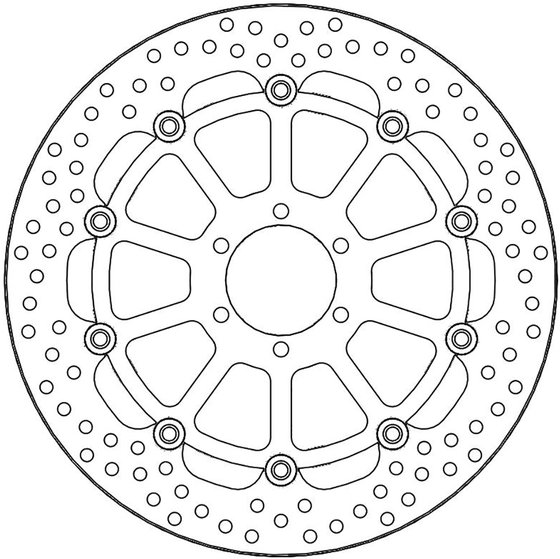 S 1000 RR (2008 - 2018) moto-master prof. halo brakedisc front right bmw: hp4 (t-floater 320x6.0x34mm) | MOTO-MASTER