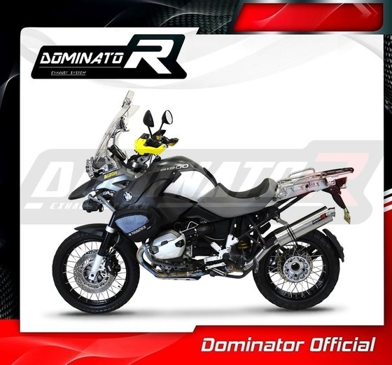 R 1200 GS ADVENTURE (2010 - 2012) homologated exhaust silencer oval | Dominator