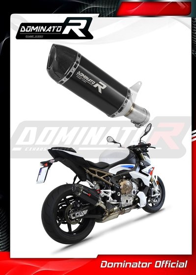 S 1000 R (2021 - 2022) exhaust silencer hp1 black | Dominator