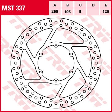 F 800 GS (2008 - 2012) fixed round brake rotor | TRW