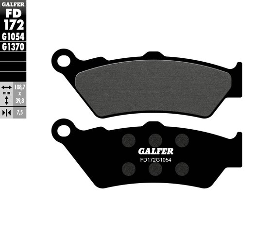 K 1600 GT (2011 - 2022) semi-metal brake pad | GALFER