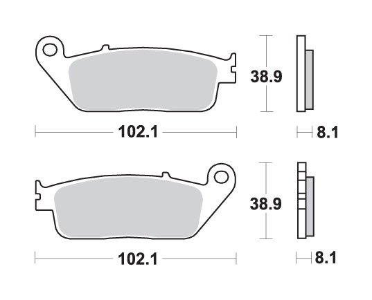 C EVOLUTION LONG RANGE (2012 - 2018) brakepads maxi sinter | SBS